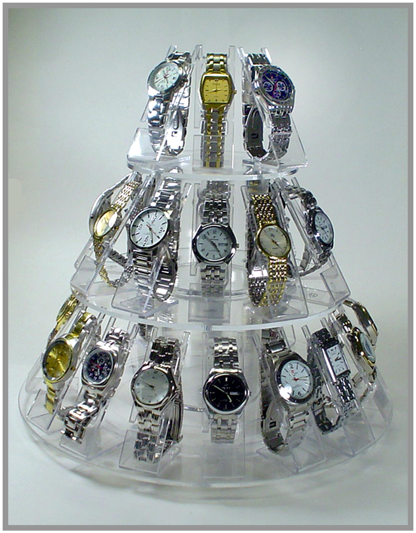 3-Level Watches Spinner Display